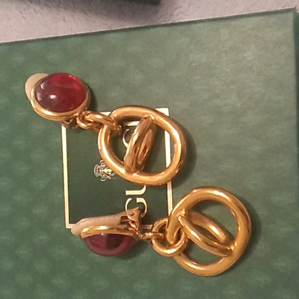Gucci clip on earrings